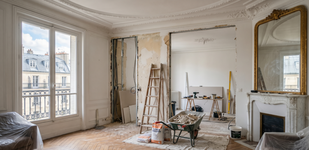 Rénovation complète d'un appartement parisien